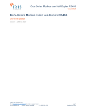 IRIS ORCA Series Manual