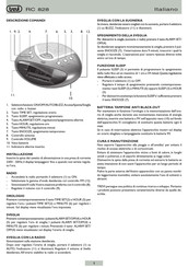 Trevi RC 828 Manual