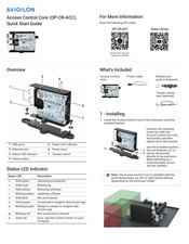 Avigilon OP-CR-ACC Quick Start Manual