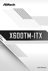 ASROCK X600TM-ITX User Manual