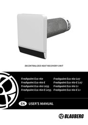 BLAUBERG Freshpoint Eco 160-E User Manual