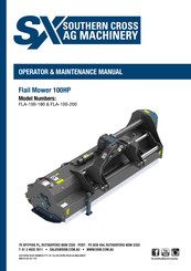Southern Cross FLA-100-200 Operator's  Maintenance Manual