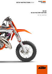 KTM 50 SX FACTORY EDITION 2024 Setup Instructions