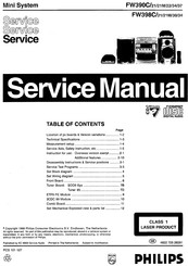 Philips FW390C/22 Service Manual