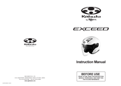 Kabuto EXCEED Instruction Manual