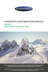 Iceking RK113EW Installation And Operating Manual