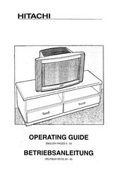 Hitachi CL2546TAN Operating Manual