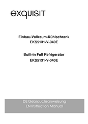 Exquisit EKS5131-V-040E Instruction Manual
