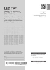 LG 65QNED90TAA Owner's Manual