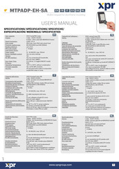 xpr MTPADP-EH-SA User Manual