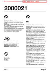 VonShef 2000021 Manual