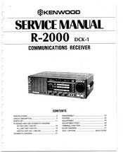 Kenwood DCK-1 Service Manual