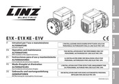 Linz electric E1V Series Operation And Maintenance Manual