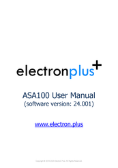 Electron Plus ASA100 User Manual