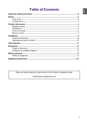 BenQ LK952 Manual