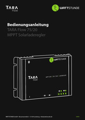 wattstunde TARA Flow 75/20 Manual