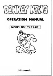 Nintendo DONKEY KONG TKG2-UP Operation Manual