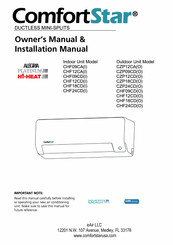 ComfortStar CHF09CD(I) Owner's Manual & Installation Manual