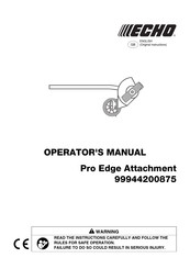 Echo 99944200875 Operator's Manual