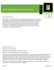 RealNetworks SAFR SCAN Administration Manual