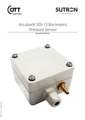 OTT HydroMet SUTRON Accubar SDI-12 Operational Manual