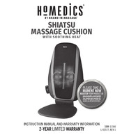 HoMedics SBM-115HJ Instruction Manual And  Warranty Information
