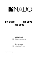 NABO FK 3090 Instructions For Use Manual