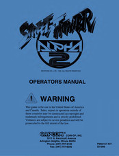 Capcom SFAT1000B Operator's Manual