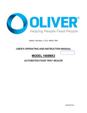 Oliver Speedseal MX-2 User's Operating And Instruction Manual