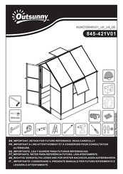 Outsunny 845-421V01 Manual