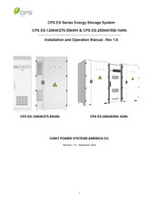 CPS ES-250kW/559.1kWh Installation And Operation Manual