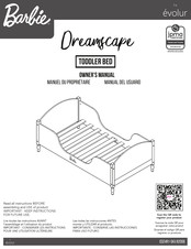 Evolur Barbie Dreamscape Toddler Bed Owner's Manual