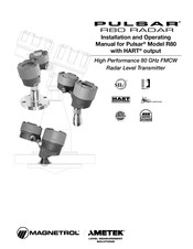 Ametek MAGNETROL PULSAR R80 Installation And Operating Manual