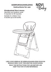 NOVI Baby moon Instructions For Use Manual