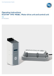 MR ECOTAP VPD MD&C Operating Instructions Manual