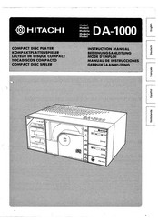 Hitachi DA-1000 Instruction Manual