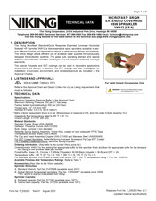 Viking MICROFAST VK612 Technical Data Manual