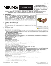 Viking MicrofastHP VK319 Technical Data Manual