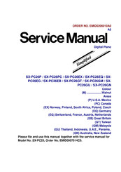 Technics SX-PC26EQ Service Manual