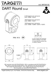 Targetti 1E3969 Manual