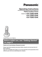 Panasonic KX-TGB212HK Operating Instructions Manual