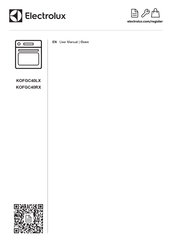 Electrolux KOFGC40LX User Manual