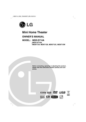 LG MDD-D710A Owner's Manual