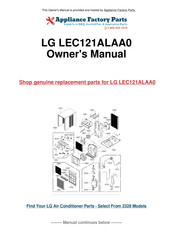 LG LEC121ALAA0 Svc Manual