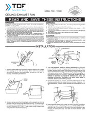 TCF T050EX Instructions Manual