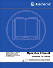 Husqvarna M-ZT61 BF Operator's Manual