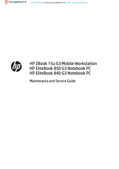 HP L3C64AV Maintenance And Service Manual