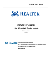 Realtek RTL8922AE User Manual
