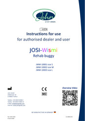 John JWM-10001 Instructions For Use Manual