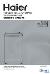 Haier HWM130-B2178S8 Owner's Manual